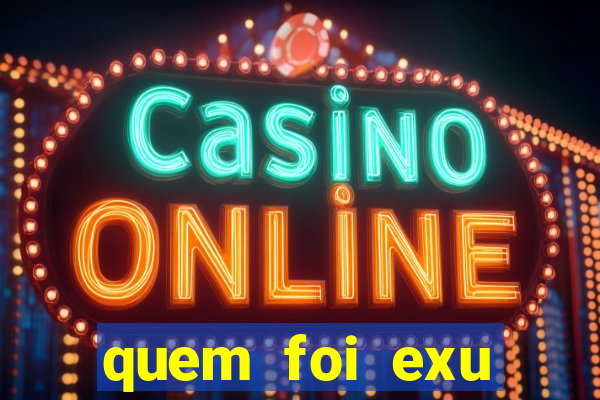 quem foi exu caveira em vida